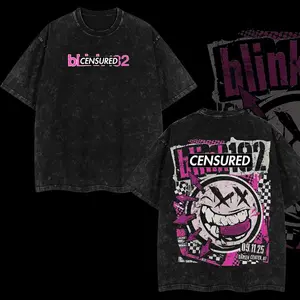 Blink 182 Darien Center New York 2025 At Darien Lake Amphitheater On September 11 2025 Washed Hoodie – Tour Merch, Metal Rock Band Heavyweight Cotton Washed Shirt Hoodie, Oversized Vintage Tee, Dark-Aesthetic Merch for Rock Fans