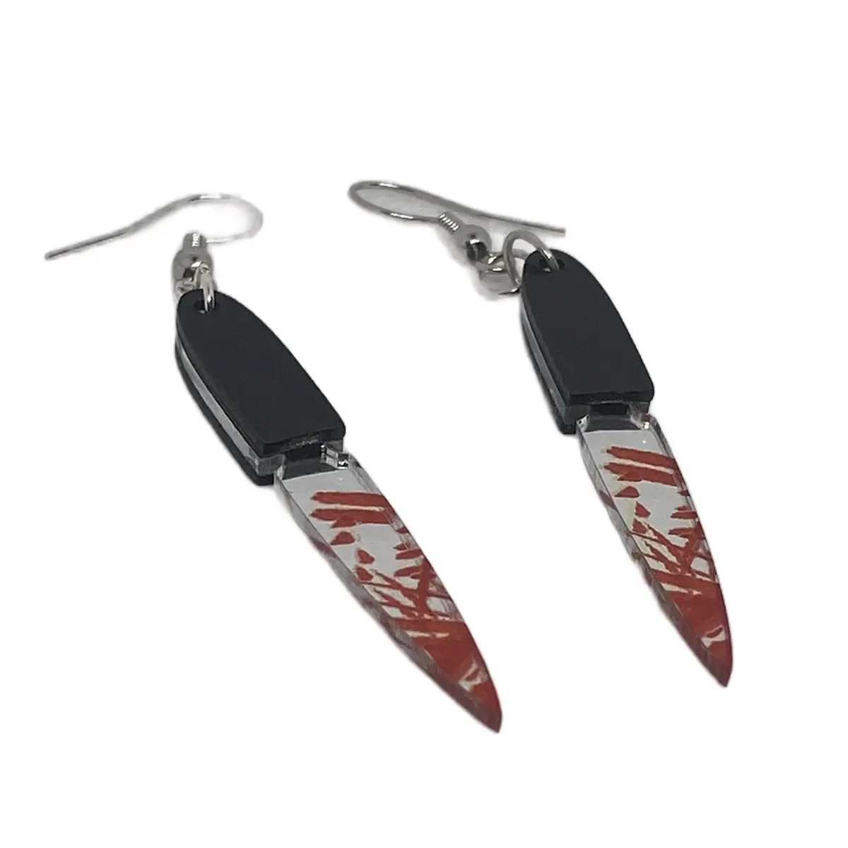 Tiny dagger earrings