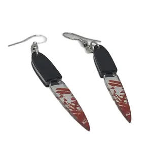 Tiny dagger earrings