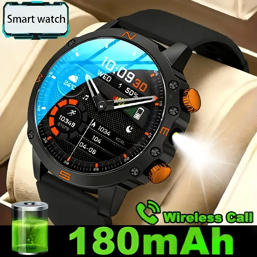 2026 New Men/women Outdoor Sports Smartwatch, Multifunctional Digital Smart Watch, Wireless Calling, Full Touch HD Screen, Multiple Sport Modes, Step Counter, USB Charging Strap, Wristwatch, Touchscreen Activity Watch