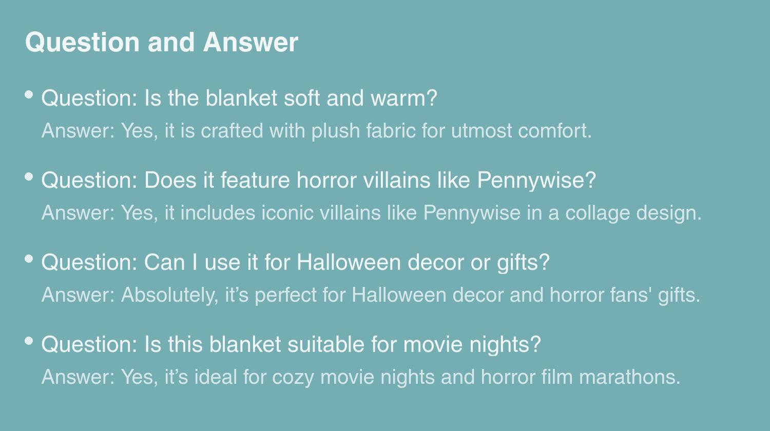 Classic horror movie villains collage flannel throw blanket with Pennywise,  "This Is My Horror Movie Watching Blanket", soft warm plush blanket for movie night, Halloween home decor and gift for horror film fans