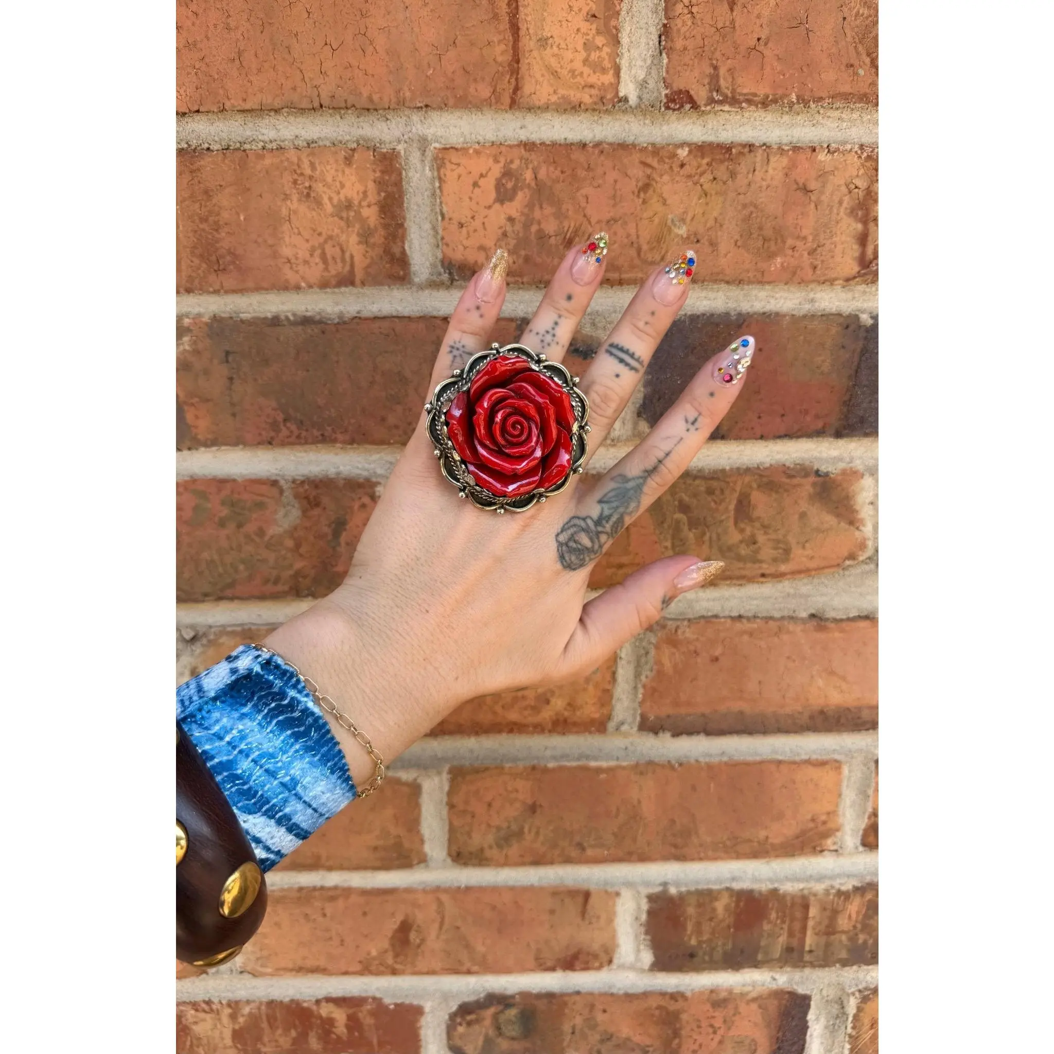 Roses for you Ring in Red