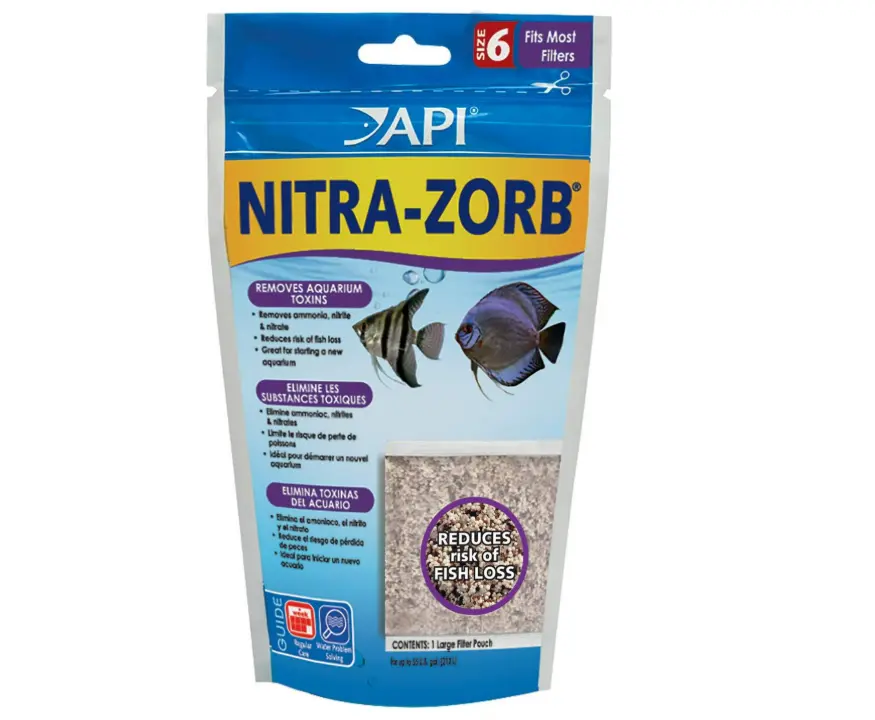 API NITRA-ZORB Size 6 Aquarium Canister Filter Filtration Pouch 1-Count Bag, Model:110A