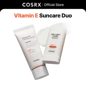 [COSRX Official] Vitamin E Sun Shield Duo | Vitamin E Sunscreen + Airy-Light Sun Stick