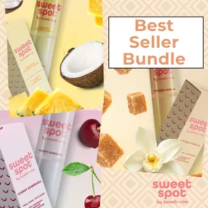 Top Seller Bundle Sweet Spot Flavored Fragrances Self Care Bundle Box Vanilla and Cherry Bombshell and Pineapple/Coconut Flavored Fragrances Three For The Price of Two