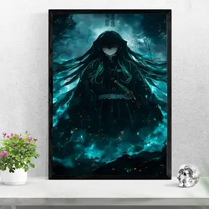 Muichiro Tokito Mist Breathing Demon Slayer Anime Poster Mystical Wall Decor