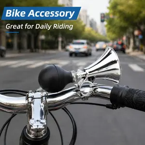 Vintage Owl Shaped Bike Bell, Air Horn Whistle Alarm Device, Mountain Bike Horn for Outdoor Cycling, Perfect Christmas Birthday Gift
