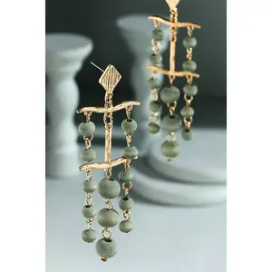 Layered Chandelier Dangle Earrings