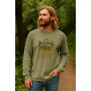 Built for the Backroads Long Sleeve Comfort Colors® Tee – Rustic Texas Outdoor Shirt