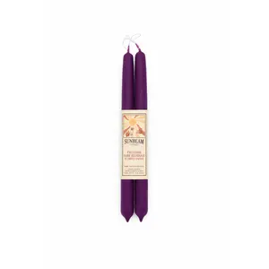 Sunbeam Beeswax Candles - Plum