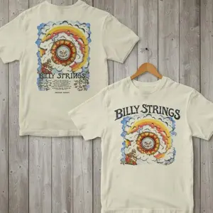 Billy Strings Summer 2026 Tour The Sun Art Two Sided T-Shirt, Retro Music Fan Gift, Unisex Shirt, Gift For Fan EHM