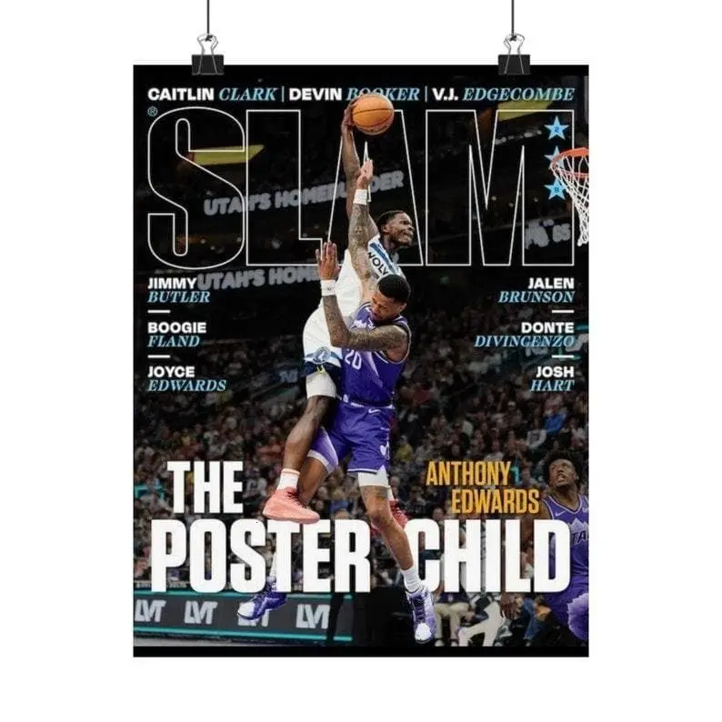 Anthony Edwards Poster, Nba Poster, Decoration