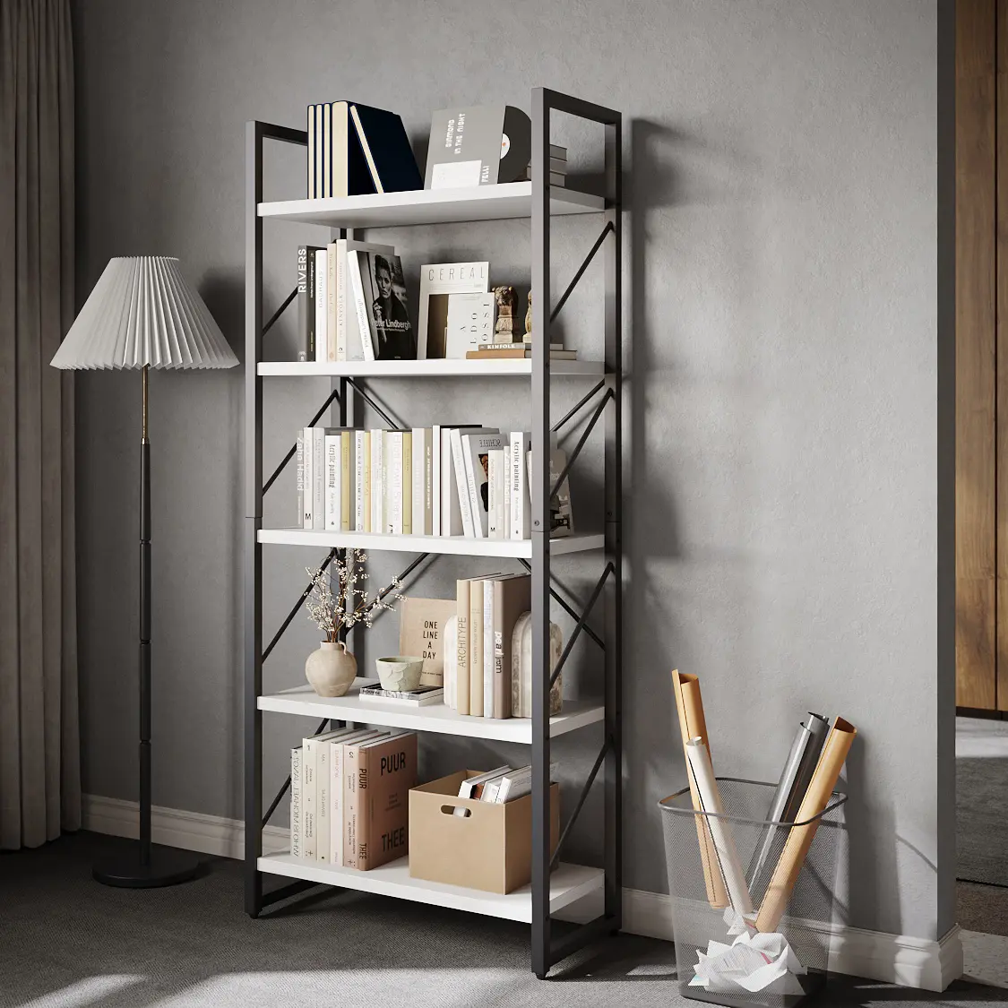 5 tiers  Black＋White