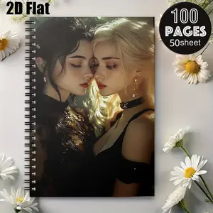 1 Spiral Coil Notebook 5.7x8.26 Inch, Premium Lined Pages Durable Binding, Camping Journal Travel Diary for Outdoor Adventures, Road Trip Log, Gift for Hikers Campers, Perfect for Birthday Christmas [2D] Flat
