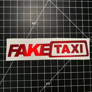 FakeTaxi Decal - Personalized Car Sticker