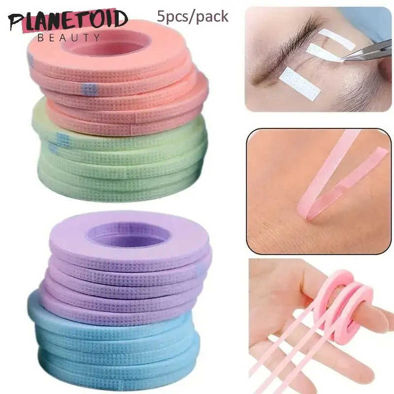 Eyelash Lift Tapes, 5 Counts/set Soft Comfortable Breathable Eyelash Lift Tool, Professional Makeup Tools for Women, Cosmetic, Beauty Tools, Makeup Use