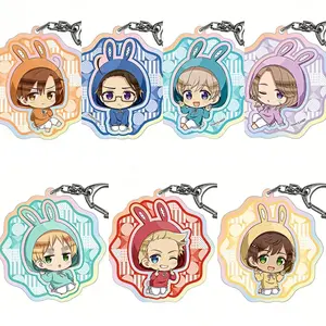 Hetalia World Stars Acrylic Keychain