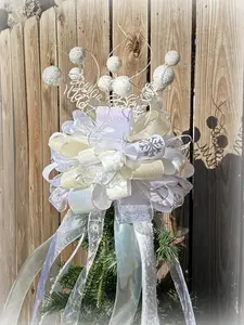 White Christmas Tree Topper
