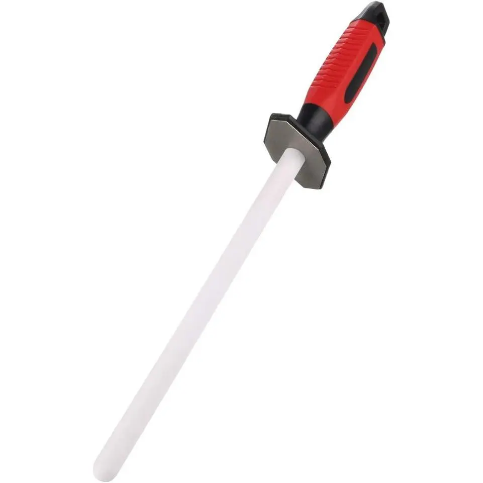 14 inch Sharpening Rod/Sharpening Bar, 2 in 1 Diamomd/Ceramic (Grit 400/1000)  Sharpener for Coarse/Fine Honing