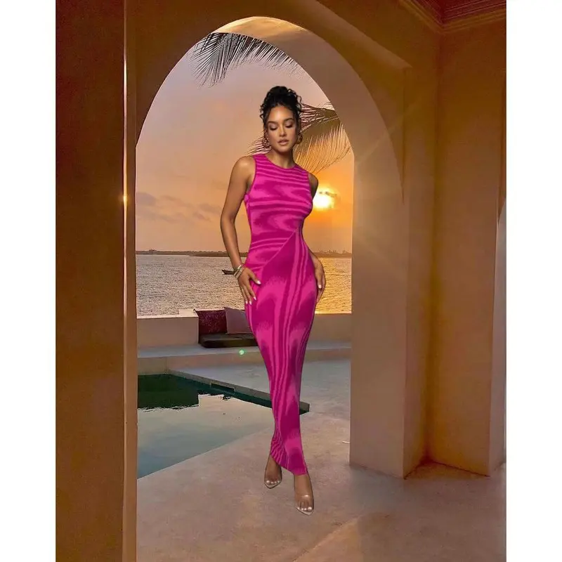 strapless open back dress Dave and Johnny 10285 Fuchsia Pink Prom Dress Size 12 Velvet Sequin V Neckline Lace Up Tie Open Back main image 0