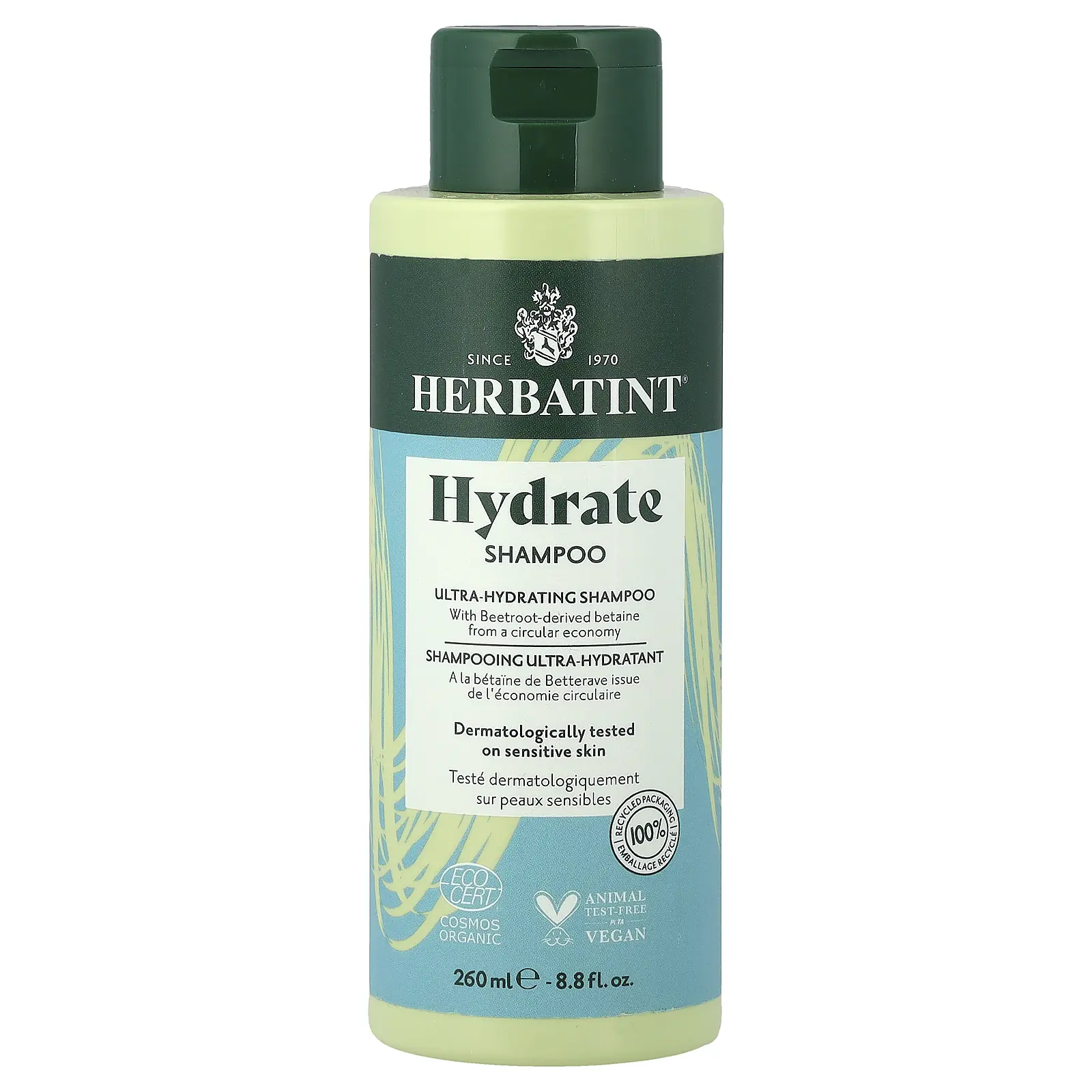 Herbatint Hydrate Shampoo, 8.8 fl oz (260 ml)