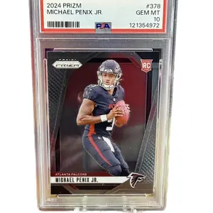 NEW 2024 Panini Prizm #378 Michael Penix Jr. RC PSA 10 Gem Mint Falcons Rookie