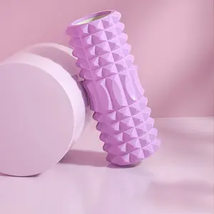 Mini foam roller, yoga column foam roller for muscle stretching and massage, accessories for home gym yoga exercises and Pilates workouts