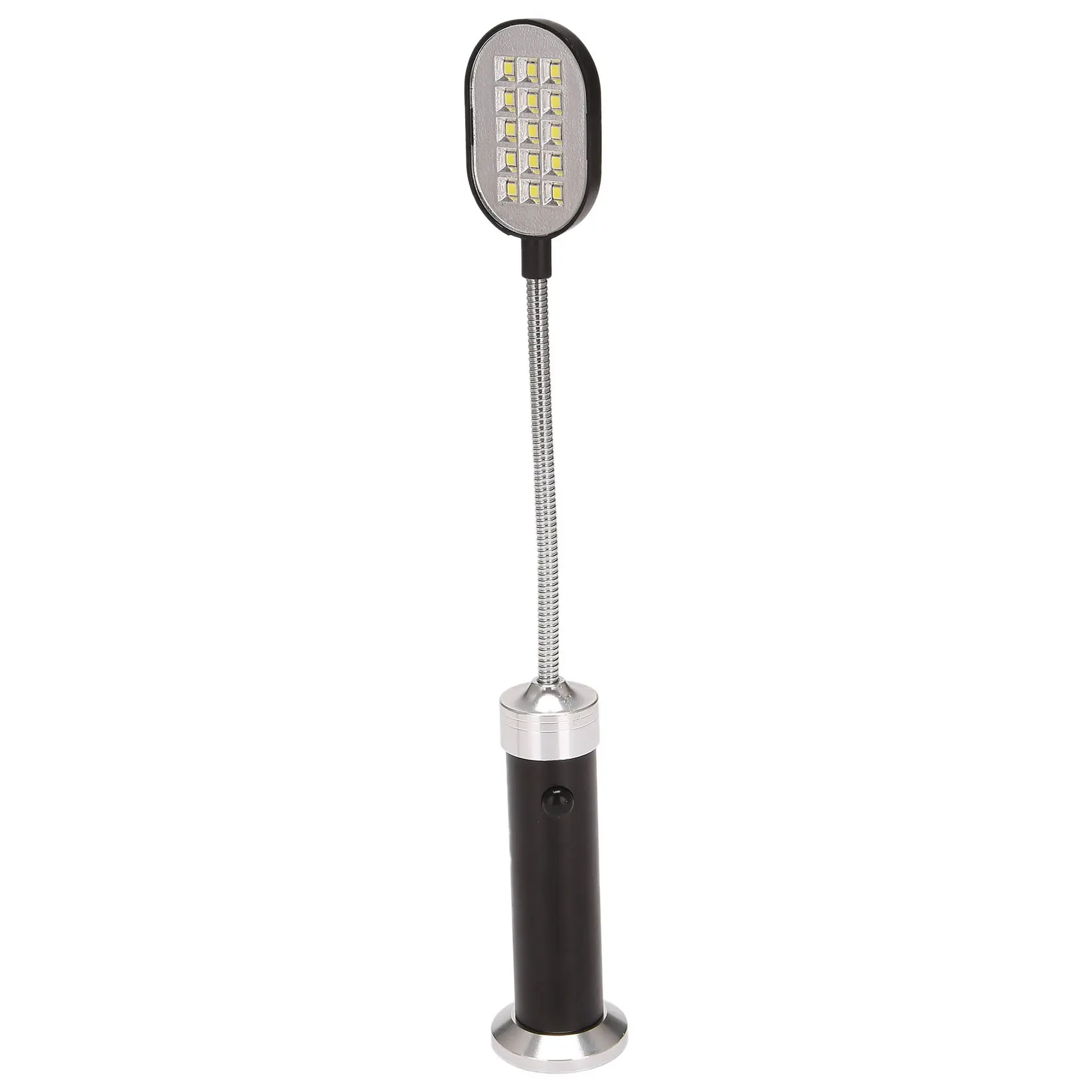 2-Pack Aluminum BBQ Grill Lights (Barbeque Lights) with Magnetic Base - Super-Bright LED, 360-Degree Flexible Gooseneck, Weather Resistant, 28.5cm/11.22inch, 200 Lumens, Even Illumination, Batteries Included, Ideal for Car Repairing