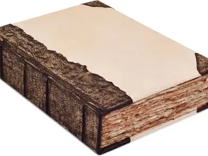 Rustic Vintage Leather Spine Bound Journal Handmade Antique Deckle Edges Watercolor Paper 200 Pages 6"X4"(A6) Writing Notebook Sketchbook