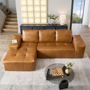 CAODOC 106" Sectional Couch for Living Room,  Modular Sectional Sofa with L-Shape Chaise, Deep Seat Comfort, Technical Fabric Easy To Clean,No Assembly Required