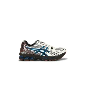 Asics Gel-Kayano 14 Sneaker in Cream & Blue Coast