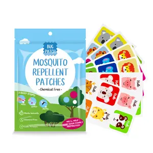 36 Animal-Shaped Mosquito Repellent Patch Stickers; natural plant essential oils effectively repel mosquitoes and insects