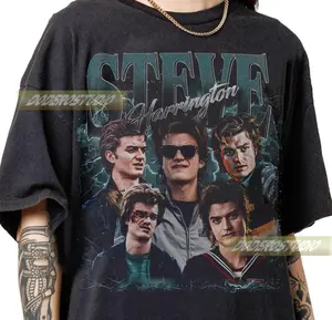 Limited Steve Harrington Vintage Shirt, Steve Harrington Gift for Woman and Man, Steve Harrington Shirt, Steve Harrington 90s Bootleg Shirt