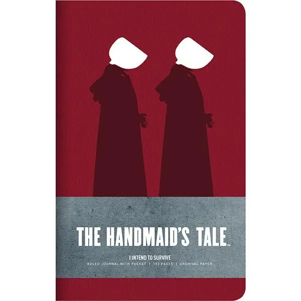 Margaret Atwood's The Handmaid's Tale Hardcover Novel - Literature & Art Book for Fans, with 192 Ruled Pages, Elastic Band, High-Quality Paper, Memorable Quotes, Back Pocket, MGM Television Tie-In