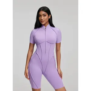 Sleek Shorts Catsuit | Catline Collection | Womenswear
