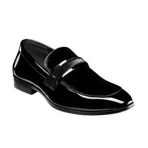 Black Patent Leather & Velvet Loafers – The Ultimate Formal Shoe for 2025