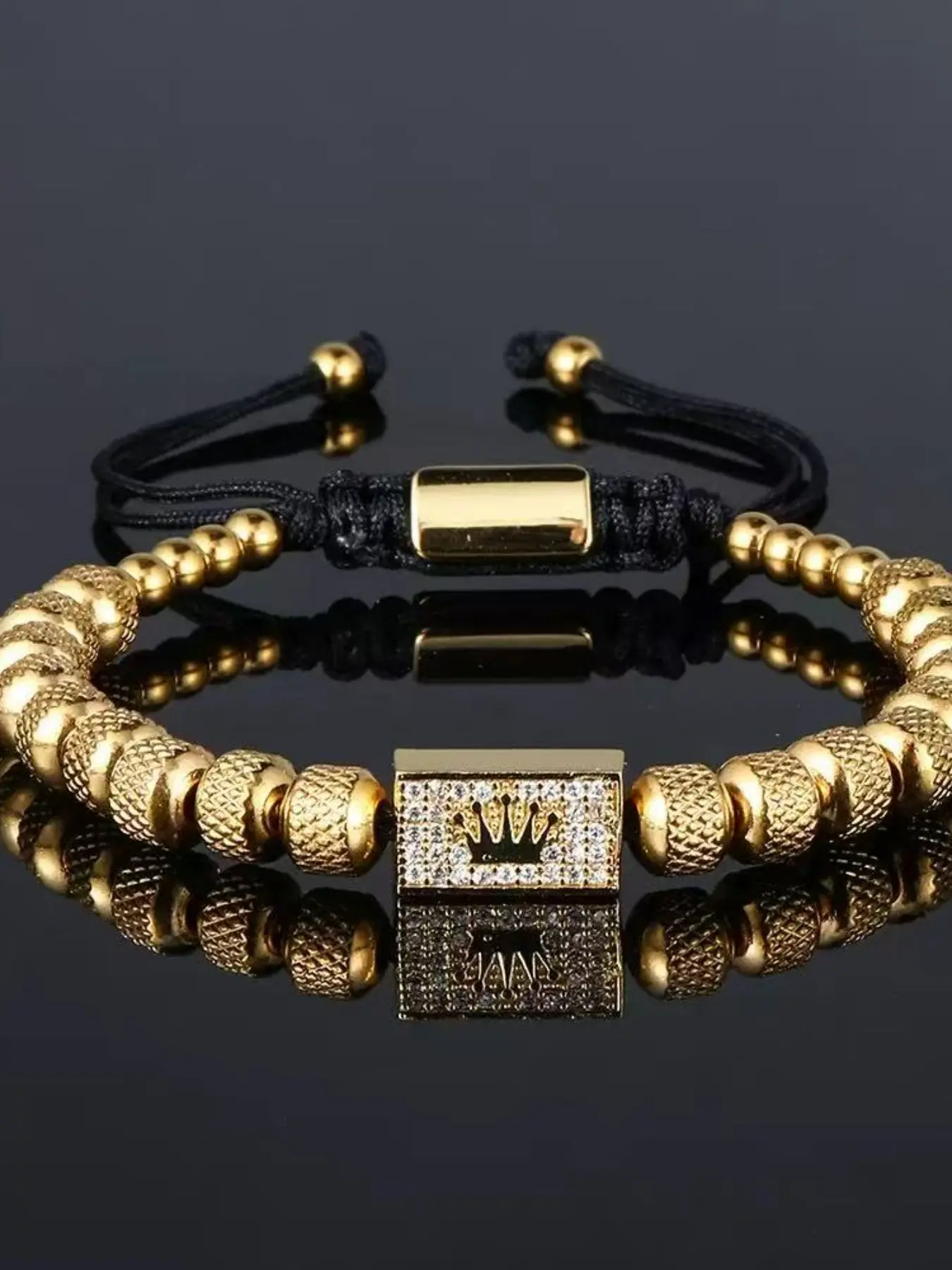 Premium Crown Bracelet for Men With Luxury Gift Box Surprise Father's Day Gift for Him Premium Crown Bracelet for Men With Luxury Gift Box Surprise Father's Day Gift for Him