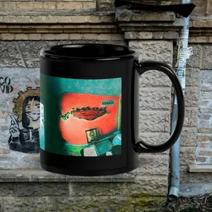 Kitchen Comfort Zone Glossy Ceramic Mug - 11 oz - Drinkware custom mugs custom coffeemug