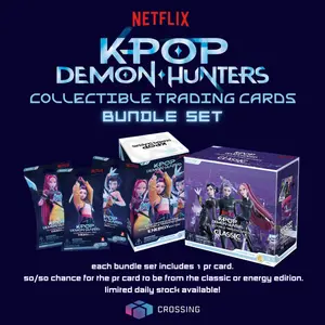 [PRE-ORDER] KAYOU KPop Demon Hunters Collectible Trading Cards Energy & Classic Edition Bundle Set