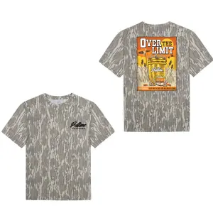 Pull Time Camo T-Shirt | Over The Limit | Dove Hunting,Hunting Camo T-Shirt,Full Color Camo T-Shirt,For Man,For Human,Perfect For Outdoor Enthusiasts