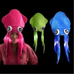 Blinkee 3995442 4 Assorted Color LED Under The Sea Squid Hat