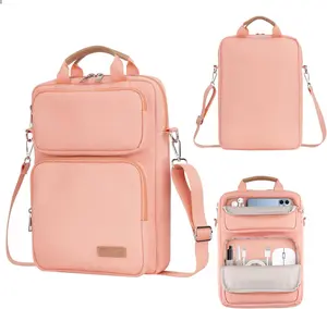 10-13 Inch Tablet Sleeve Bag, Ipad Bag for 13 In/11 in  iPad Pro M4 & 13 in Air M2 2024,iPad Pro 12.9 M2&M1,Ipad 10.9,Galaxy Tab S8+/S9+ 12.4,with Removable  Strap ()