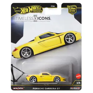 Hot Wheels Car Culture 2025 Timeless Icons Porsche Carrera GT, 1:64 Scale, Diecast Model Car