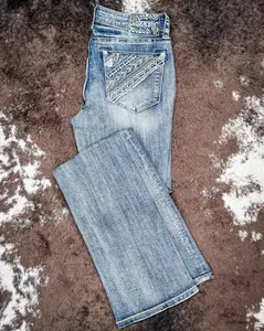 Cactus Canyon Women's Easy Fit Boot Cut Jeans by Grace in LA