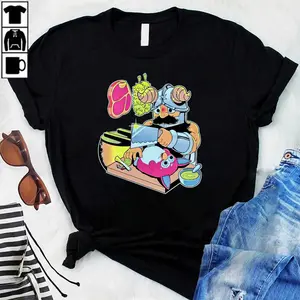 Delicious-In-Dungeon-With-A-Furby-Tastes-Like-Chicken T-Shirt