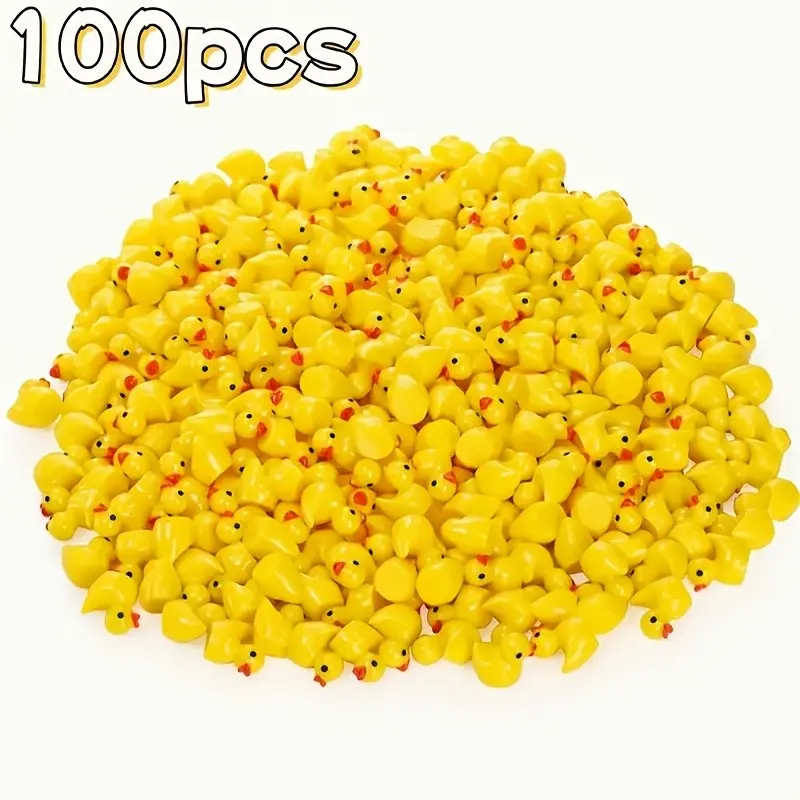 Mini Duck Statues Resin Decorative Home Decor, Birthday Gift for Girls, Affordable Party Favors, Fairy Garden Accessories, Outdoor Decoration, Garden Sculptures