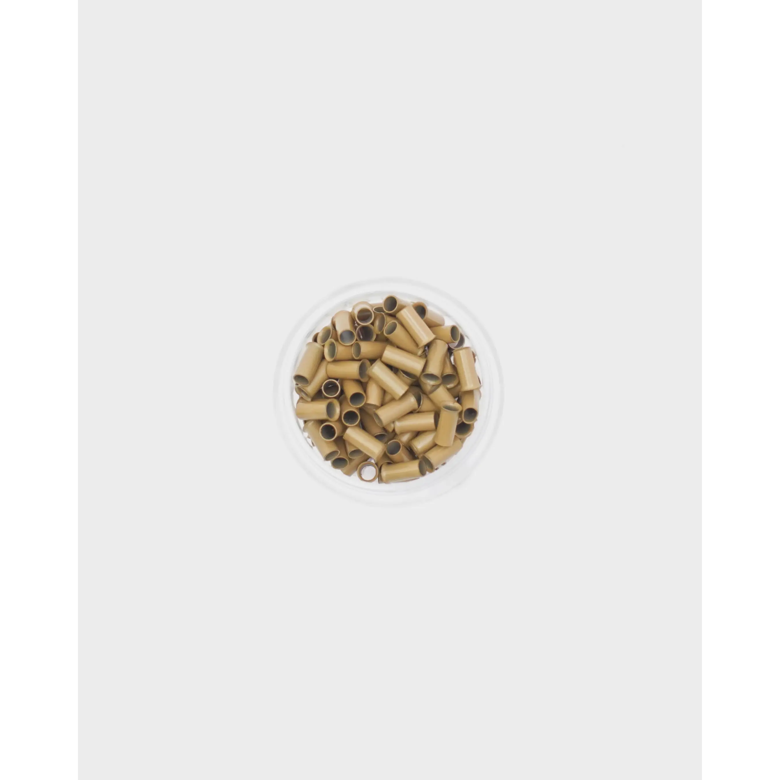 Flare Beads, Light Brown