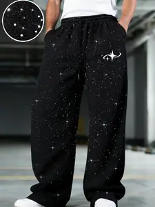 Men Women Spring Summer Thin Casual Pants, Silver Color Design, Fitted Long Trousers, Versatile Trendy Fashion, Perfect for Daily Wear