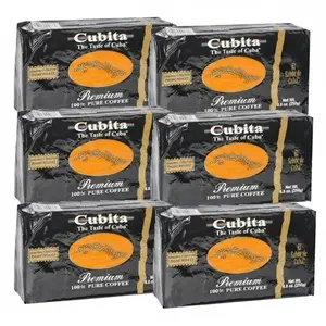 Cubita Premium Cuban Coffee - 8 oz Each - Pack of 6 - 100% Pure Coffee - The Taste of Cuba - Manufactured in USA