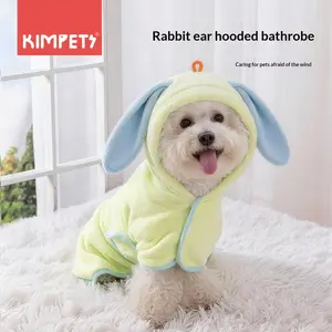 New Coral Fleece Absorbent Pet Towel, Small Pets Cat Dog Bathing Wiping Cloth, Soft and Quick-Dry Pet Care Essentials
